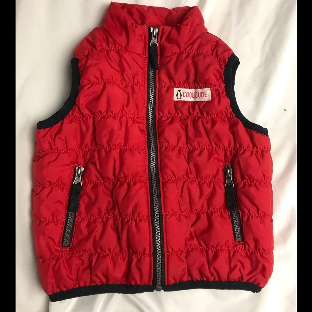CARTERS thin puffer vest Cherokee jean pants 9M